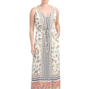 Lucky Brand Floral Sleeveless Dress M